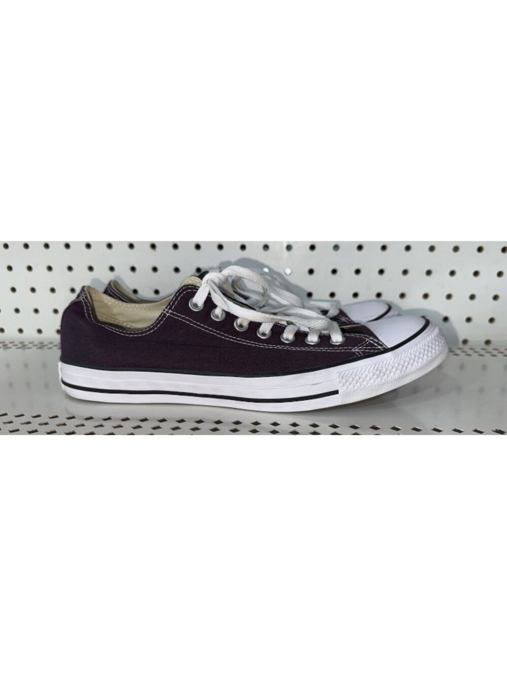 Converse Chuck Taylor All Star Ox Mens Athletic Shoes Size 9.5 Black Cherry